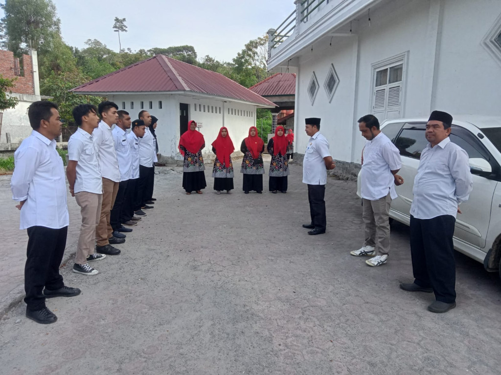 Apel Pagi Bersama Bapak Camat dan Para Kader Posyandu